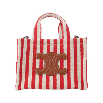CELINE Klein Cabas Taïb Streifen Schultertasche 37720Y-1 160160327 [P]
