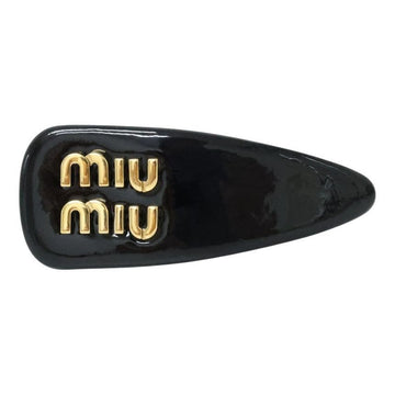 MIU MIU パテントレザーウィメンズヘアクリップ 160159499 [P]
