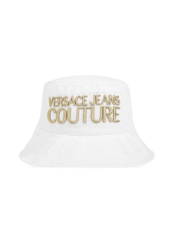VERSACE 刺繍ロゴバケットハット 78HAZK04 ZG365 003 152200429 [P]