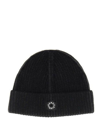 KENZO Wollmütze mit Logo-Patch 152202064 [P]