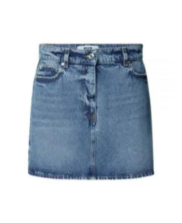 MSGM Denim Mini Skirt 152204673 [P]