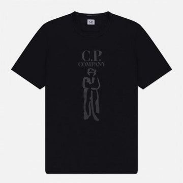 CP Company Twisted Jersey T-Shirt 16CMTS145A 006203W 999 152204696 [P]