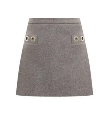 MSGM Eyelet Wool Mini Skirt 152204847 [P]