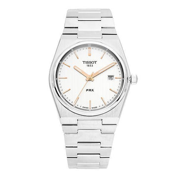 TISSOT Uhr T137.410.11.031.00 (T1374101103100) PRX Retro Herren-Metalluhr Damen-Metalluhr 150655484 [P]