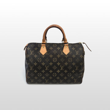 Louis Vuitton Monogram Speedy 30 Tote Bag Brown M41526 160161290 [P]