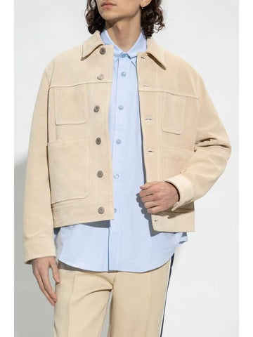 AMI Suede Button Jacket 133032506 [P]