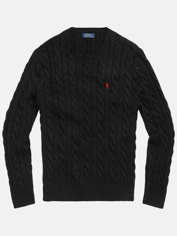 Polo Ralph Lauren Cable Knit Sweater with Pony Logo Embroidery 710775885012 133039545 [P]