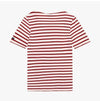 Saint James Short Sleeve 9863 ECRU PERSAN Levant Modern Stripe T-Shirt 134948001 [P]