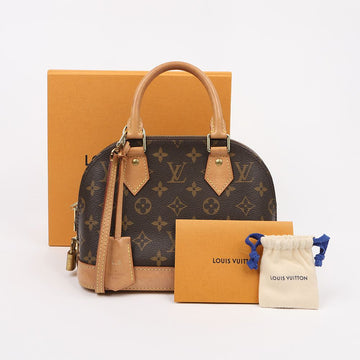 LOUIS VUITTON Damen Alma BB Monogram Canvas Tote Schultertasche 159886839 [P]