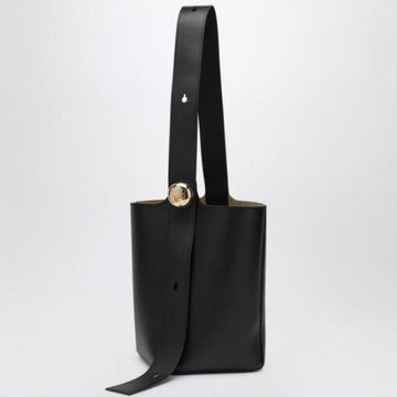 LOEWE ミディアムペブルバケットスムースカーフスキンバケットバッグ 151059665 [P]