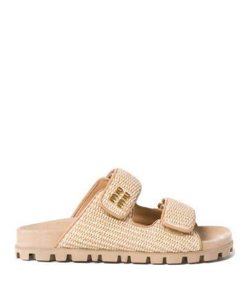 MIU MIU ウーブンファブリックスライド 5XX636 3LOR F0018 151061304 [P]