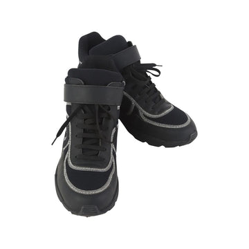 CHANEL Embroidered CC High-Top Sneakers Size 38 37719-2 160163435 [P]