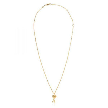 AMI Brass Slim Hammered Necklace 160168726 [P]