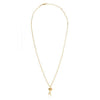 AMI Brass Slim Hammered Necklace 160168726 [P]