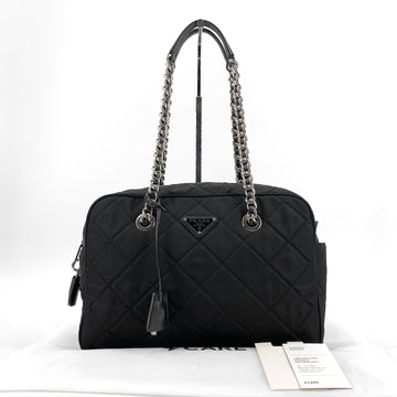 Prada Re-Nylon Quilted Chain Shoulder Bag 1BB903 160170361 [P]