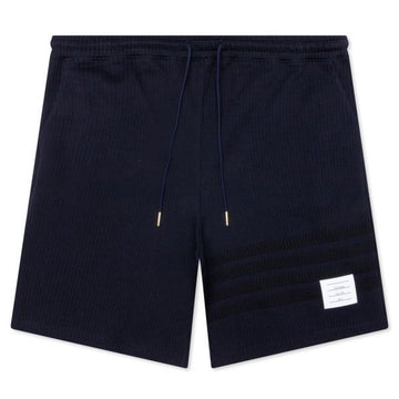 Thom Browne 4-Bar Stripe Loopback Cotton Seersucker Shorts 156816436 [P]