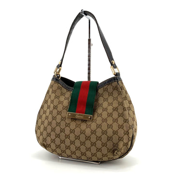 GUCCI Webstreifen Jacquard Hobo Tasche Schultertasche 233608 160176632 [P]