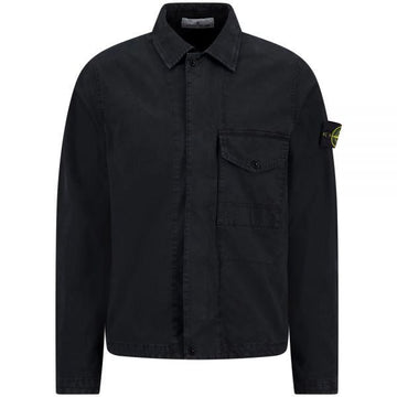 Stone Island Organic Cotton Stretch Broken Twill Overshirt 156817599 [P]