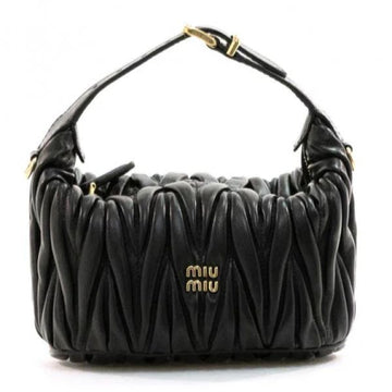 Miu Miu Matelasse Napa Leather Pouch 155622782 [P]