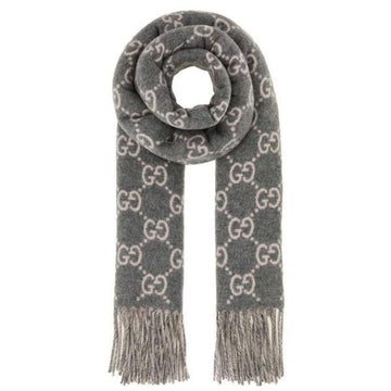 Gucci 26FW GG Cashmere Scarf 148823374 [P]