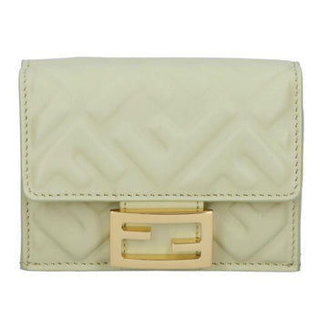 FENDI バゲット マイクロ ナッパレザー トリフォールド ウォレット 8M0395 AAJD F1AST 146702583 [P]