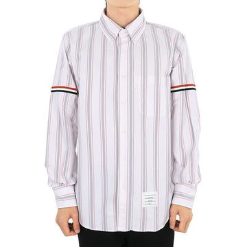 THOM BROWNE 23 F/W メンズオックスフォードストライプシャツ (ホワイト) MWL301A F0352 960 63710425 [P]