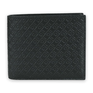Salvatore Ferragamo Ferragamo Men's Monogram Coin Pocket Wallet (Black) 661561 780064 132925717 [P]