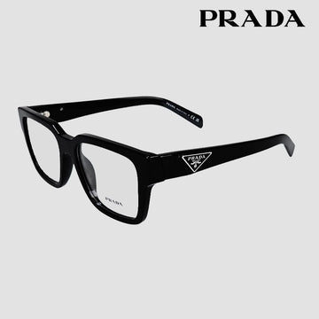 PRADA メガネ スクエア フレーム ブラック 1AB1O1 150278972 [P]