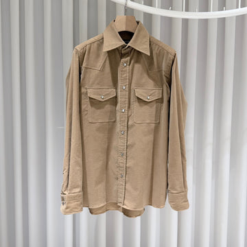 TOM FORD コットンカラシャツ ベージュ (41) 160205559 [P]