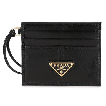 Prada Leather Card Wallet 156973709 [P]