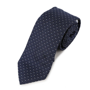 Salvatore Ferragamo Jacquard Silk Tie 35-1355-001 NAVY 789250 156973074 [P]