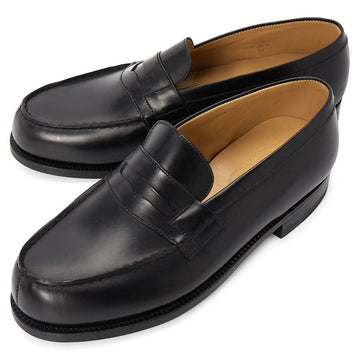 J.M. WESTON Männer Slipper E Schwarz (Breite E) 160205697 [P]