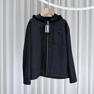 PRADA フードウールブルゾンジャケット (M) 12345 160205754 [P]