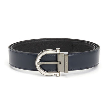 Salvatore Ferragamo [Scratch] Gancini Men's Reversible Belt 670196 0758760 (Pre-Cutting) 160205795 [P]