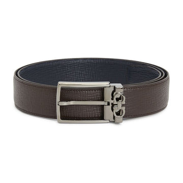 Salvatore Ferragamo [Scratch] Gancini Men's Reversible Belt 67A037 0785999 (Pre-Cutting) 160205810 [P]