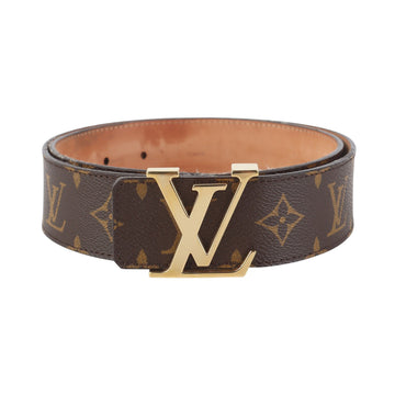 LOUIS VUITTON モノグラム LV イニシャル ゴールド ベルト 80 37726K-2 160205854 [P]