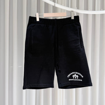 Chrome Hearts Semetery Hollywood Embroidered Half Shorts Black 160205855 [P]
