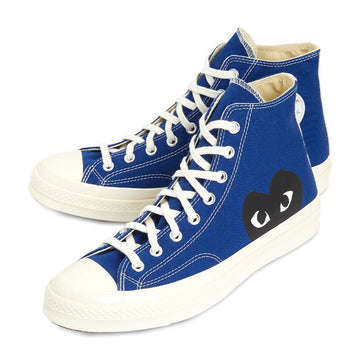 COMME DES GARCONS [スレッチ]ブラックハート チャックテイラー 70 ハイ スニーカー AZ K122 001 2 (ユニセックス) 160205857 [P]