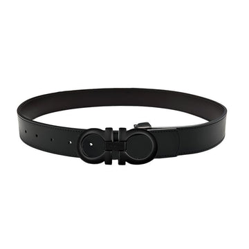Salvatore Ferragamo Gancini Men's Reversible Belt Black 675542 742667 127481462 [P]