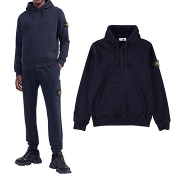 Stone Island Fleece Hoodie V0020 Navy 771564120 127481317 [P]