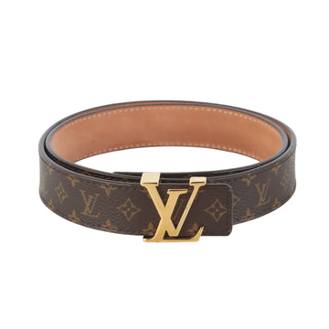 LOUIS VUITTON Monogram Gürtel mit goldener LV-Schnalle für Damen 75 37726K-4 160205879 [P]