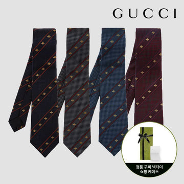 Gucci Bee Tie 451528 Stripe 4 Variants 127472508 [P]