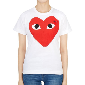 COMME DES GARCONS レッドハート レディース 半袖Tシャツ AZ T025 051 1 160206104 [P]