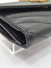 SAINT LAURENT Monogram Kompakt Geldbörse 403943 160206217 [P]