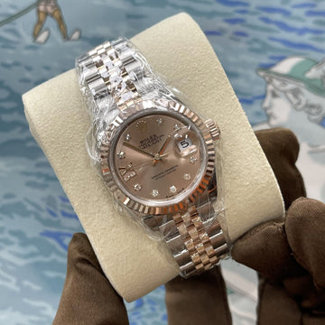 ROLEX Datum Justierung 28mm Stern Diamant Roségold Kombi 279171 160206651 [P]