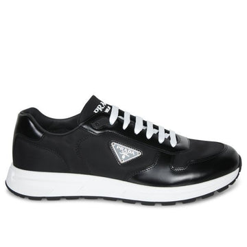 Prada 26FW Nylon and Leather Sneakers 153564821 [P]
