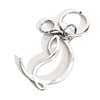 Christian Louboutin CL Logo Strass Keyring Silver 1235250 S025 149790041 [P]