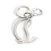 Christian Louboutin CL Logo Strass Keyring Silver 1235250 S025 149790041 [P]