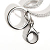 Christian Louboutin CL Logo Strass Keyring Silver 1235250 S025 149790041 [P]