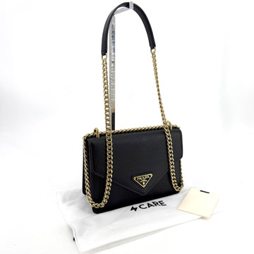 PRADA Saffiano Envelope Chain Schultertasche 1BD200 160207076 [P]
